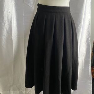H&M high waist midi pleated Skirt